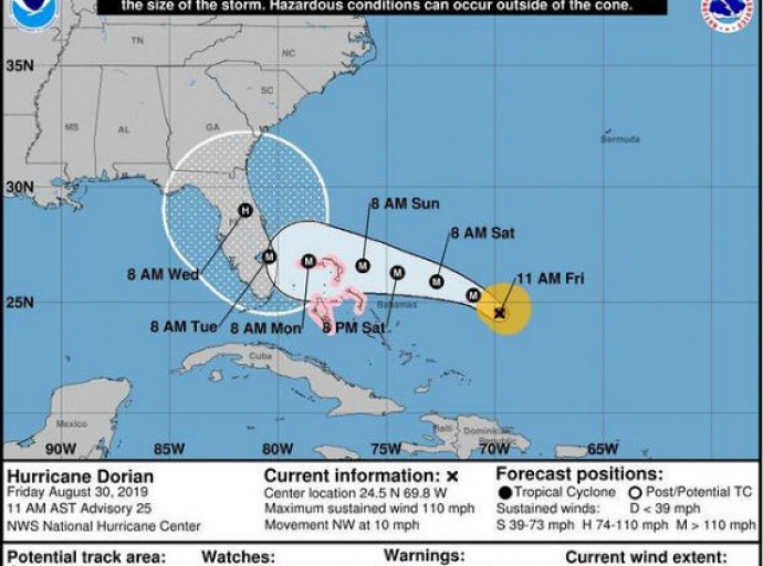 Jamaican Nationals Advised to Take Necessary Precautions in Light of Hurricane Dorian