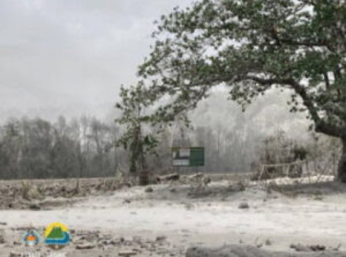 Destruction caused by La Soufriere volcano (Photo: Thomas Christopher, UWI-SRC/MVO)