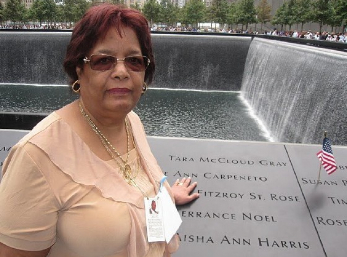 Fitzroy St. Rose's Mother at the 9/11 memorial