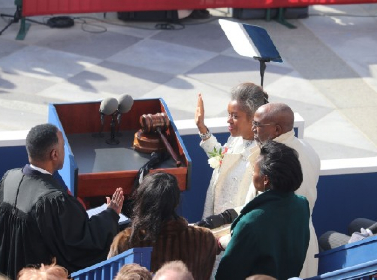 Jamaican-Born Winsome Sears Sworn in as Lt. Governor of the State of Virginia 
