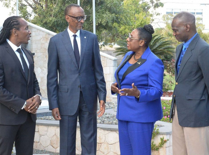 Rwanda’s President Arrives in Jamaica for First Official State Visit
