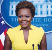 Karine Jean-Pierre Makes Historic Debut as White House Press Secretary