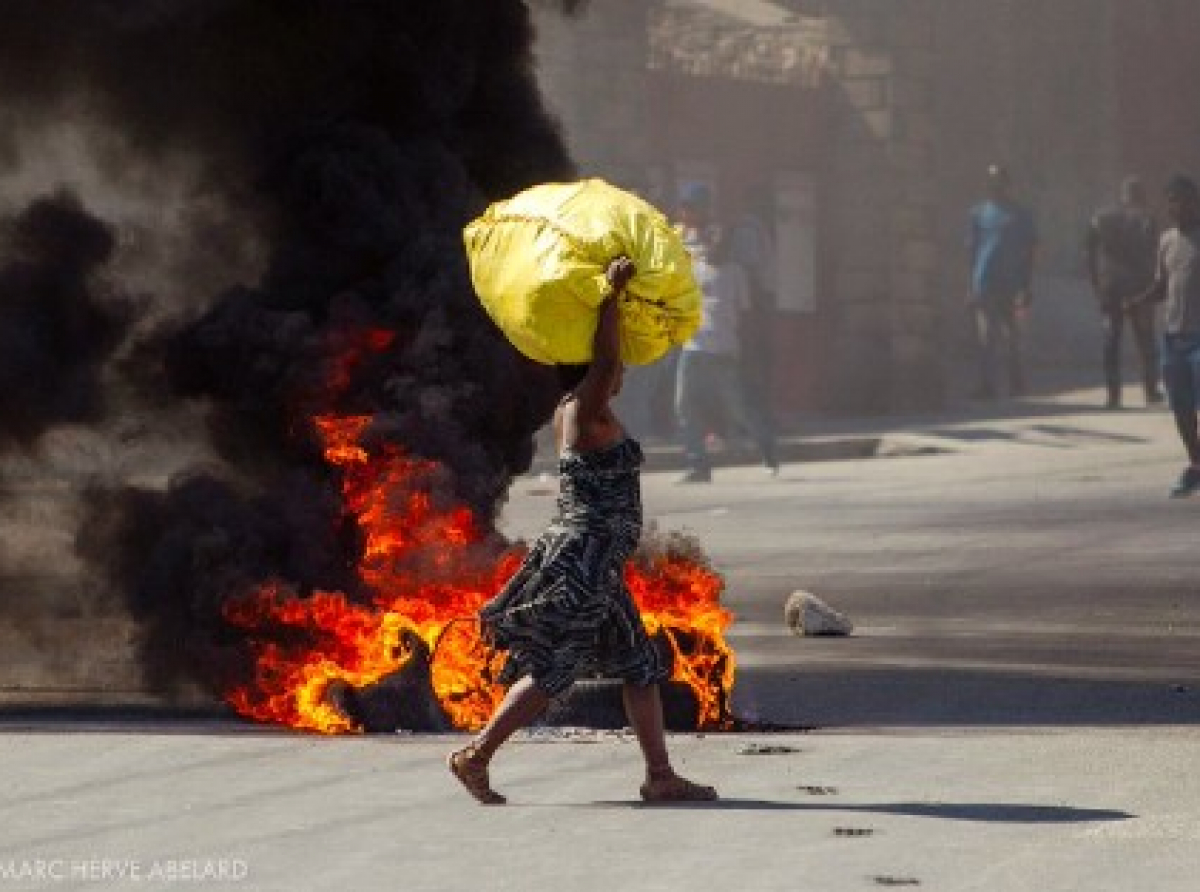 Civil unrest in Haiti.