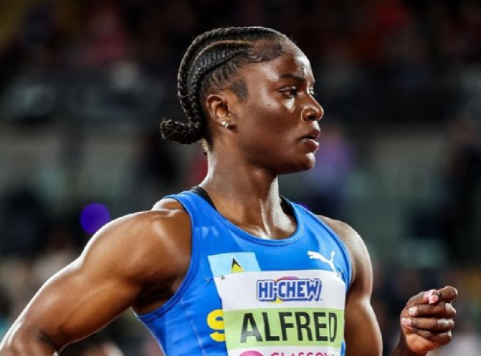 St. Lucia's Julien Alfred Wins Historic Gold at World Indoor Championships