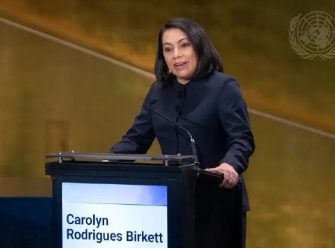 Guyana’s Permanent Representative to the United Nations and candidate for United Nations Secretary-General, Carolyn Rodrigues-Birkett.