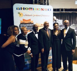 Guests at the Afro-Caribbean Awards 2021 Pose for the Camera. (Photo credit: ACF Photography)