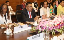 Agriculture Minister, Zulfikar Mustapha, at conference in India (DPI Photo)