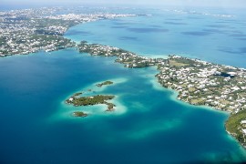 Aerial view of Bermuda. (Photo courtesy of the Bermuda Tourism Authority)