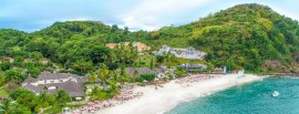 Raffle ticket purchases supporting the CHTA Education Foundation are entered for a prize of a five-night all-inclusive stay at St. Lucia's BodyHoliday spa resort.