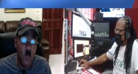 Prime Minister Gaston Browne as he appeared on the radio programme “Browne and Browne” over the weekend (CMC Photo)