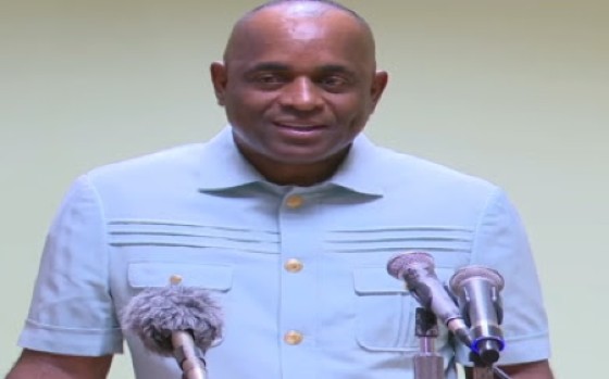 Prime Minister Roosevelt Skerrit, speaking at news conference on Wednesday (CMC Photo)