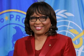 PAHO Director, Dr. Carissa Etienne
