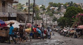 Homicides and kidnappings have increased dramatically in Haiti, particularly in the capital, Port-au-Prince (pictured). (UNICEF/U.S. CDC/Roger LeMoyne)