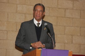 Former Ambassador of Jamaica to Washington D.C, Anthony Johnson.( Photo Credit Derrick Scott)