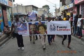 Haitians protest against the government (File Phito)