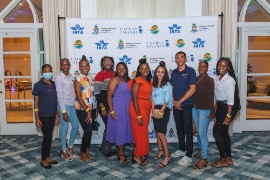Caribbean Tourism Organization Tourism Youth Congress delegates gathered in the Cayman Islands in September. (Credit: Cayman Islands Department of Tourism)