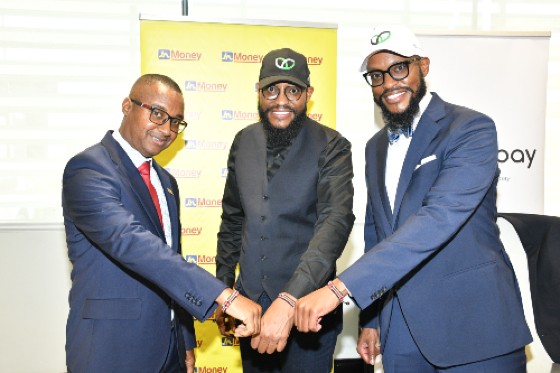 Horace Hines (left), General Manager, JN Money Services, shares a moment with co-founders of WapiPay, Edward Ndichu (right) and Paul Ndichu following the signing of their partnership agreement with the Kenya-based company to support payments to Jamaica through WapiPay's global network. The signing was done at the JN Group Corporate Office on September 3. JN Money will serve exclusively as the local payout conduit, using its established remittance infrastructure to deliver funds to recipients in Jamaica. (Contributed photo)