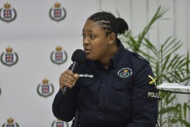 Head of the Kingston Central Division, Superintendent Maldria Jones-Williams, addresses the Jamaica Constabulary Force (JCF) stakeholder virtual forum, held on Wednesday.