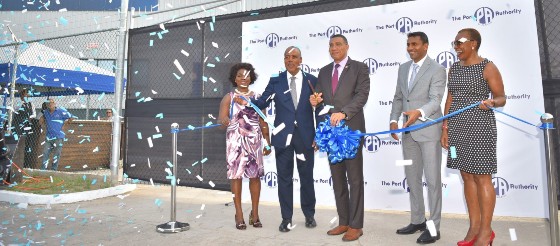 Prime Minister Andrew Holness (center) at the opening of the KLP (Photo credit: YHOMO HUTCHINSON/JIS)