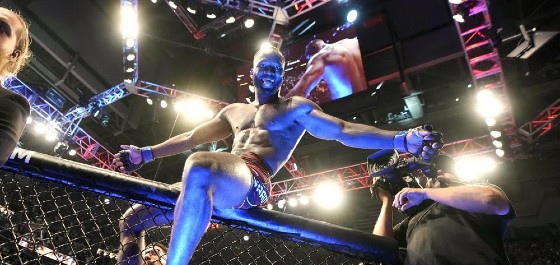 UFC fighter Leon Edwards, of Jamaica, celebrates his title as welterweight champion of the world after knocking out Nigerian UFC fighter Kamaru Usman during the UFC 278 mixed martial arts title bout in Salt Lake City on Saturday, August 20, 2022. (Francisco Kjolseth/The Salt Lake Tribune via AP)