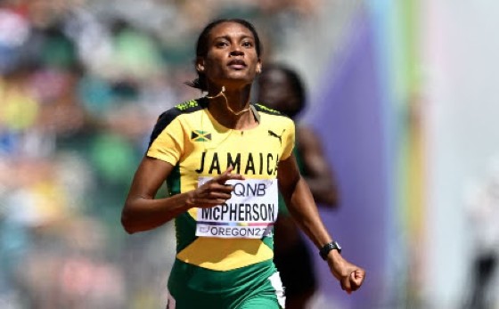 Jamaican Stephenie Ann McPherson.