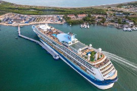 Marella Discovery 2 docking at Port Royal in January 2020. (PHOTO CREDIT: PORT AUTHORITY OF JAMAICA