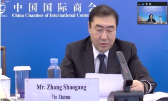Vice Chairman of the China Council for the Promotion of International Trade (CCPIT) Zhang Shaogang