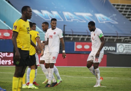FIFA World Cup Qualifiers10 October 2021 - Kingston, JAMCanada SoccerMark-Anthony Kaye and Doneil Henry