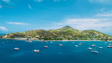 Island of Petite Martinique. (Photo courtesy of The Grenada Tourism Authority)