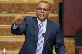 Health Minister Dr. Frank Anthony