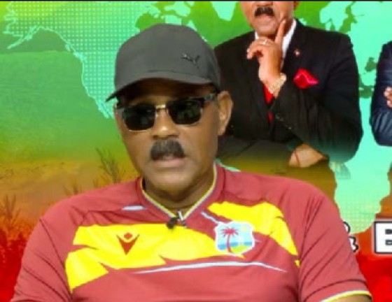 Prime Minister Gaston Browne speaking on his weekly radio programme