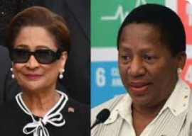 Prime Minister Kamla Persad-Bissessar (left) and Opposition Leader, Pennelope Beckles (File Photo)