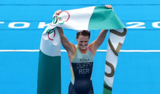 Bermuda Olympic star Flora Duffy.