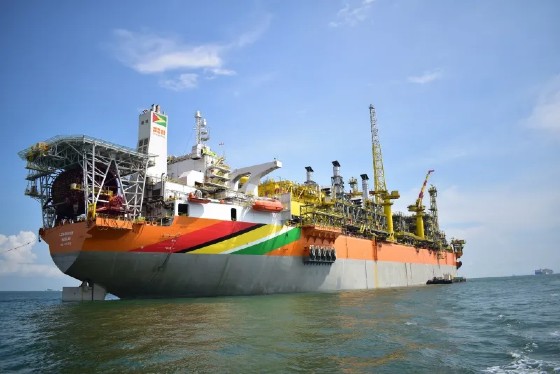 Liza Destiny FPSO in Stabroek Block offshore Guyana