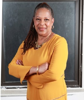 President of the Westwood Old Girls' Association (WOGA) New York Chapter, Jenniffer Brown. (Photo courtesy of Anthony Legg)