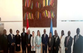 Delegates to the Canada -CARICOM foreign ministers group meeting (CARICOM Secretariat)