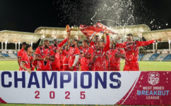 The Trinidad and Tobago Legions won the inaugural 2025 West Indies Breakout League.