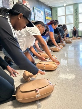 CPR Miami Day participants prepare for life-saving training.
