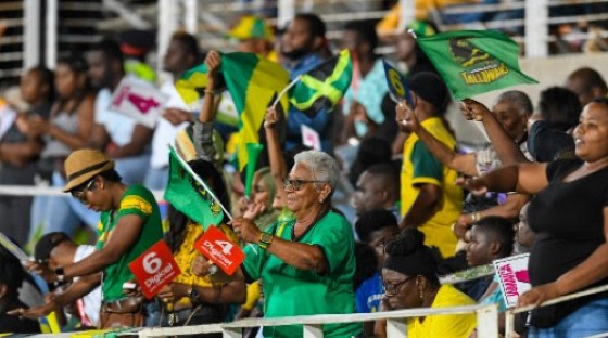 Jamaica Tallawahs fans enjoying a CPL match at Sabina Park. File Photo