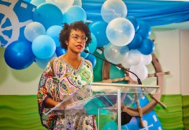 Minister of Tourism and International Transport, Lisa Cummins