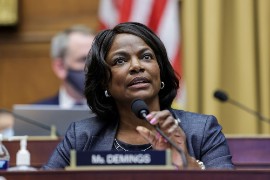 Congresswoman Val Demings, (D-FL), speaks during a hearing of the House Judiciary Subcommittee on Antitrust, Commercial and Administrative Law in the Rayburn House office Building on Capitol Hill, in Washington, U.S., July 29, 2020. Graeme Jennings/Pool via REUTERS/File Photo