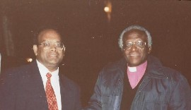 Flashback: Steve Dixon with Archbishop Desmond Tutu, 1994
