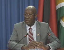 Prime Minister Dr. Keith Rowley (CMC Photo)