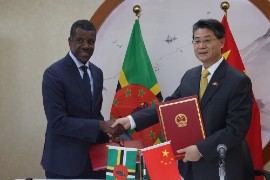 The signing ceremony took place at the Chinese Embassy here on Wednesday 