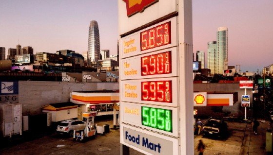 Prices are expected to moderate to US$92 in 2023, well above the five-year average of US$60 a barrel. (AP Photo/Noah Berger)