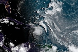 Tropical Storm Fred as seen in the Caribbean early Wednesday morning. Forecasters say the storm could bring heavy rainfall to the Florida coast by Friday. Photo courtesy of: NHC/NOAA