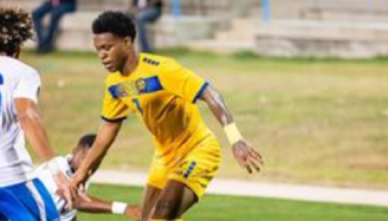 Thierry Gale scored a brace for Barbados against Bermuda