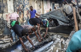 Gas truck explosion kills more than 70 people in Haiti