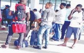 Illegal Haitian nationals in Guyana (File Photo)