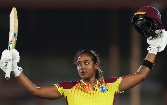 West Indies Women captain Hayley Matthews … scored her second century of the series. (file photo)
